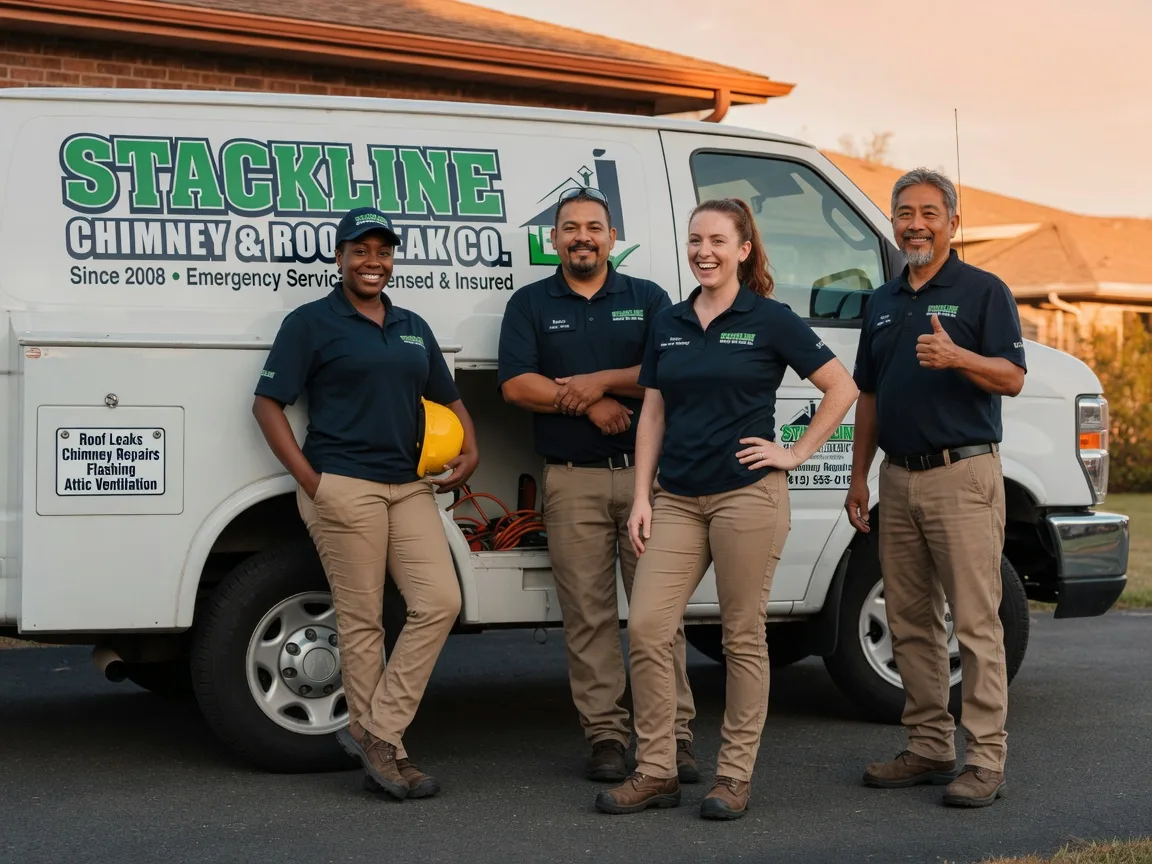 Chimney flashing repair company in Sterling, OH